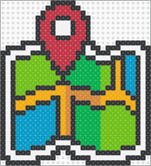 Map icon 🗺️ - green,map,travel,icon,cotdsymbols