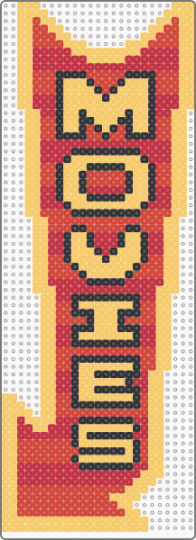 Movies sign - yellow,red,movies,sign