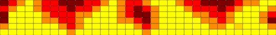 Fire latter pattern - yellow