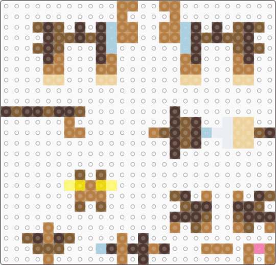Minecraft Tabby Cat - tan,brown