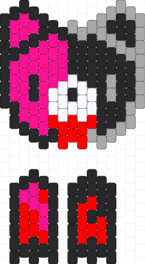 Evil Gloomy Bear - animals, black, blood, gloomy bear, horror, pink