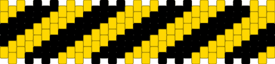 Warning cuff - yellow,black