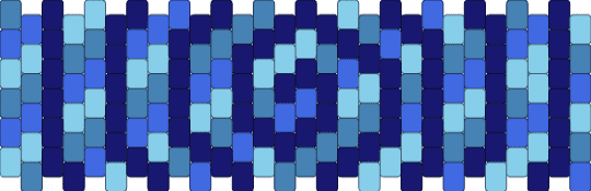 Spiral cuff - purple,blue