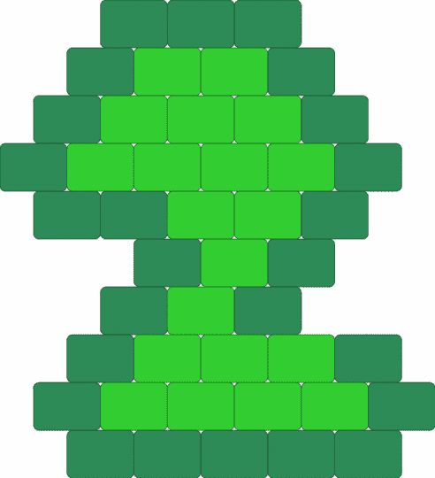 Two BFDI TPOT - green