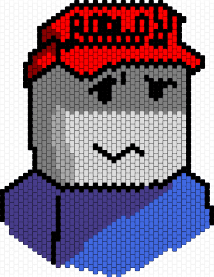 Ivan from bad things bag 2 - red,gray,purple,blue,roblox,robloxgame,badthings