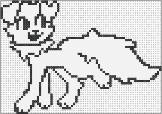 dog base - black, white