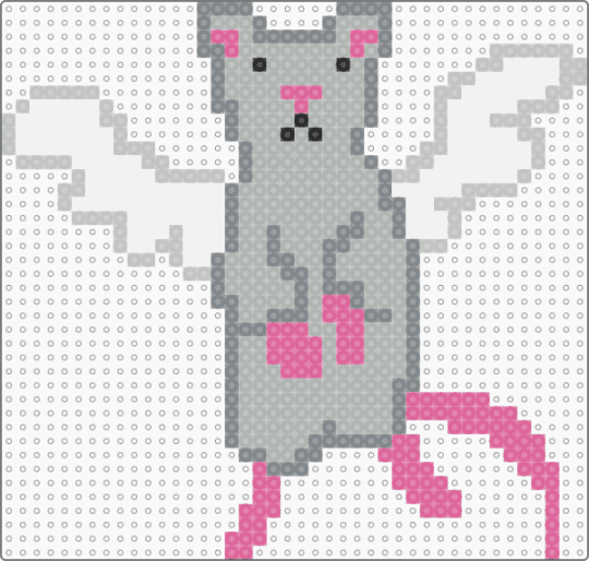 rat with wings - beige