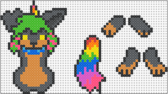 SPRINKLE BY F1sh_d00d - green,gray,orange,furry idk,fanart