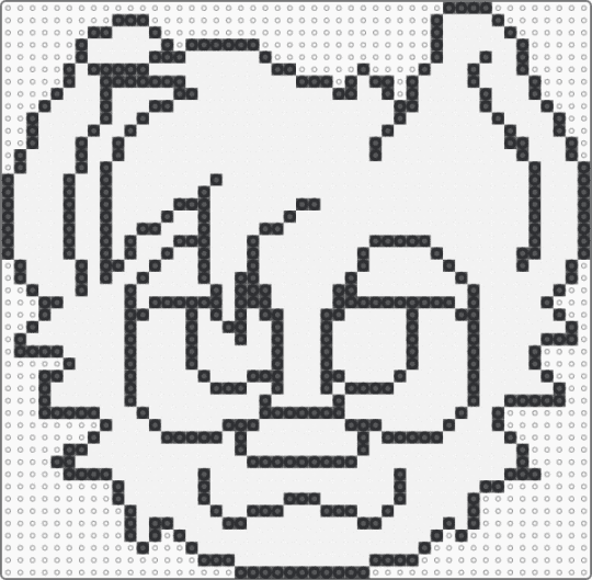furry charm base - white