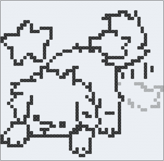 puppy doodle - white