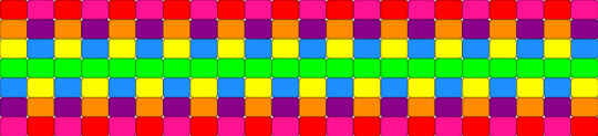 funky rainbow - pink
