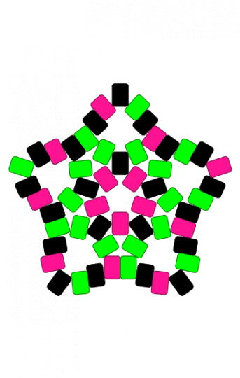 scenecore star! - green, pink