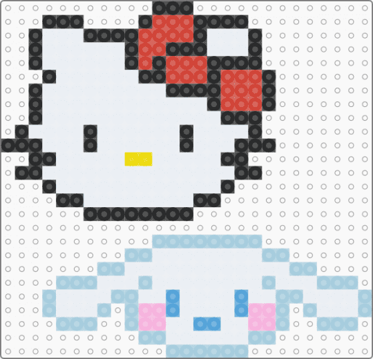 Sanrio - white,red,light blue