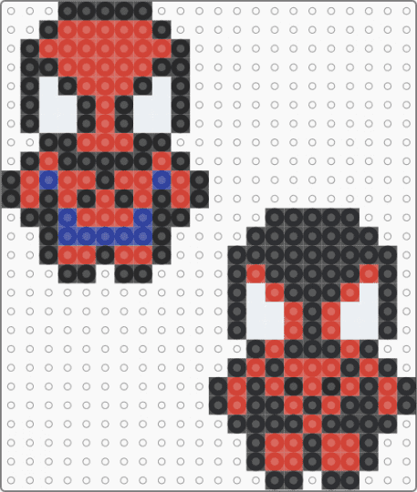 Spiderman - black,red