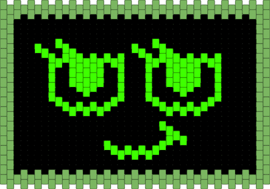 📺vee bag pannel :3📺 - black, green
