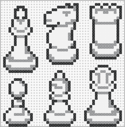 Ajedrez Patrón Blanco - white,chess,ajedrez,boardgames