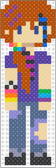 meeeeee :333 (READ DESC!!) - red,blue,beige,purple,remixed,goldwind,me,scene,perler beads,rainbow,idk,oogaly boogaly