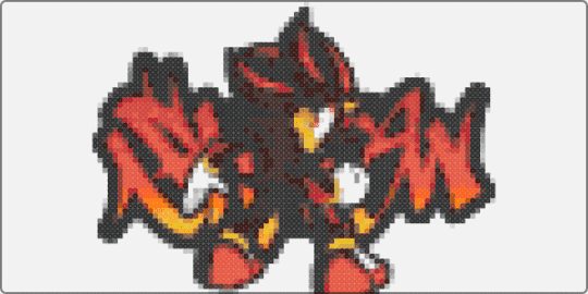 Shadow the ultimate life form - white,brown,red