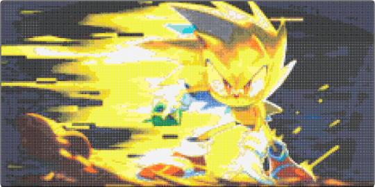 Super sonic - purple,yellow,brown,orange