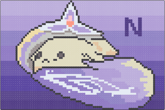 Nicole(N) - angel, beige, blue, genshin, n, nicole, pink, purple, witch