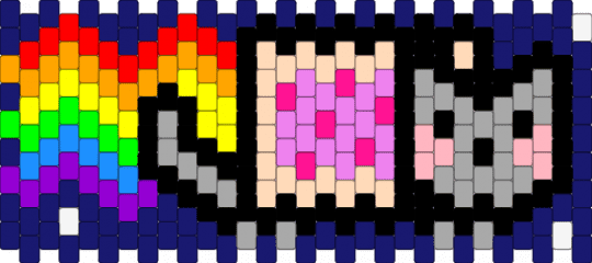 nyancatcuff - purple,beige,pink,nyancat,scene,cuff