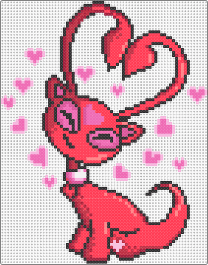 valentines aisha - red,pink,valentines,neopets,aisha,love