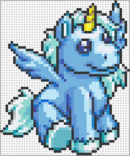 BLUE UNI - blue,light blue,teal,noepets,uni,alicorn,unicorn,pegasus