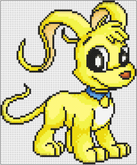 Baby Gelert - yellow,neopets,baby,gelert