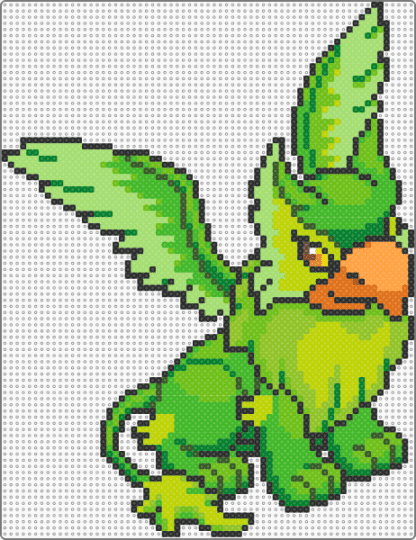 Green Eyrie - green,neopets,eyrie,gryphon,griffin