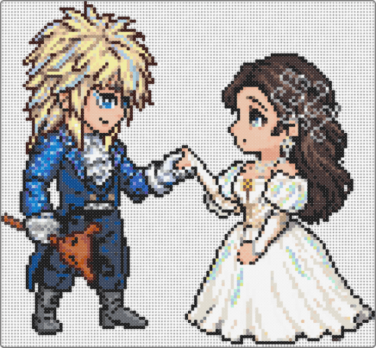 Jareth and Sarah (WIP) - brown,beige,purple,colorful,labyrinth,jareth,sarah,henson,80s,fantasy,ballroom
