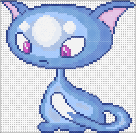 Blue Kadoatie Petpet - blue,light blue,neopets,petpet,cat