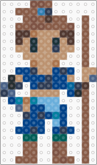 Beauregard Lionett (beau) - tan,blue,beige,mighty nein,critical role,dnd,beau