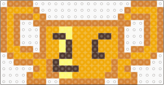 Trophy ii / inanimate insanity perler!:] (for a necklace!!) - orange,trophy,trophy ii,ii,inanimate insanity,yellow,gold,trophy inanimate insanity