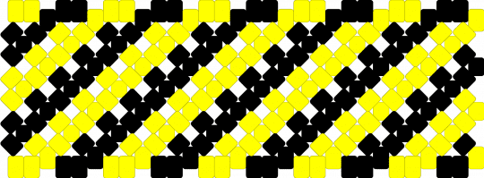 Caution stripe cuff (Murder Drones) - black,yellow,murder drones,x base,caution stripe