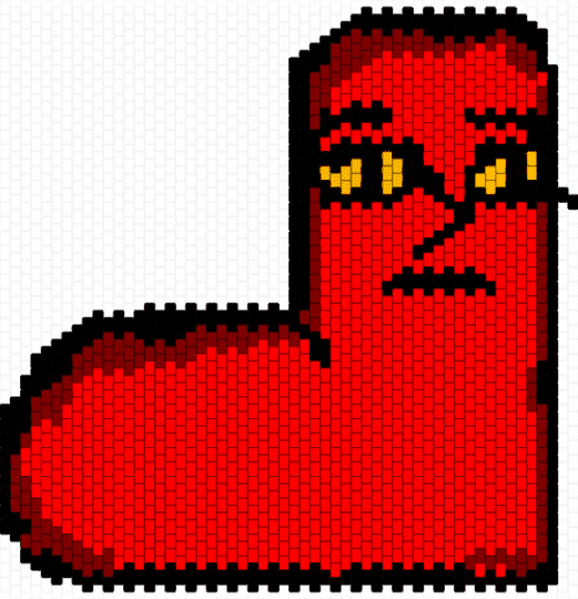 GORD From Dead End (On Netflix - red,cotdgeometricshapes