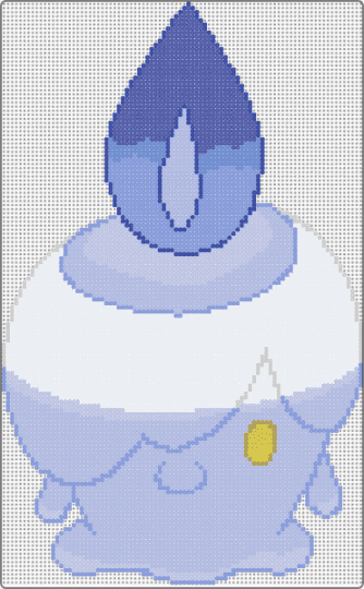 Litwick - purple,pink,light blue,pokemon,litwick,ghost pokemon,spooky,ghost,candle