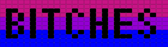 BI-tches - purple,pink