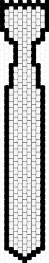 Tie pattern - black,white