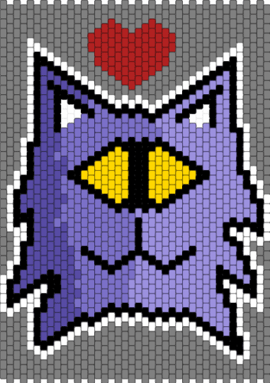 Cat bag revamp w/ heart - pink,gray,alien,cat,purple