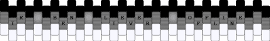 Ik ben liever Offline [32x3] - gray,white,joost,europop
