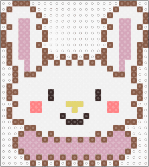 Wish Me Mell Face - white,pink,tan,sanrio,wish me mell,bunny