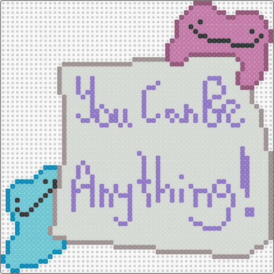 Ditto Note - blue, pink, pokemon, white