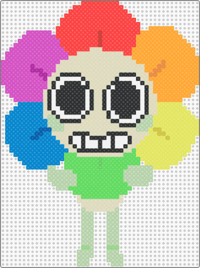 Dandy 🌸 (Dandy's World) - teal,orange,pink,colorful