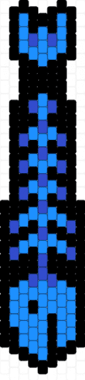 blue fish tie :pp - blue,light blue,fishh