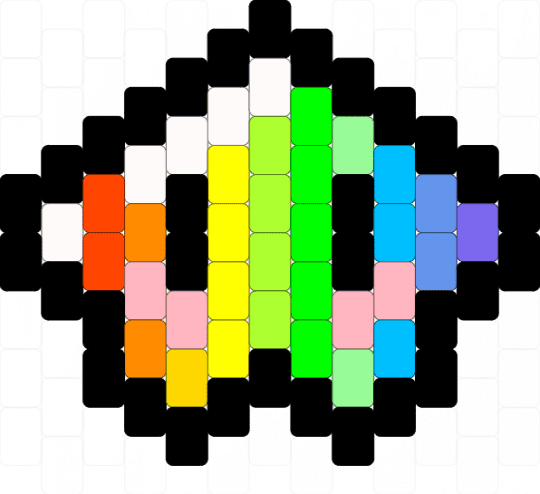 rainbow star - black,yellow,light blue,colorful,cotdstars,pride,lgbtq