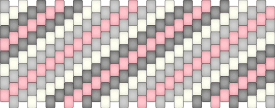 demigirl stripey cuff - pink,beige,gray,lgbtq,lgbtqia,demigirl