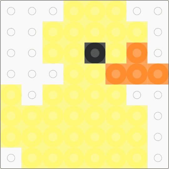 Cute little duck guy - yellow