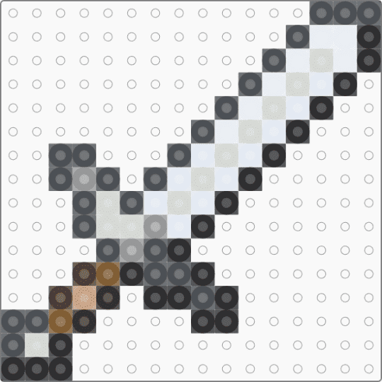 Iron Sword - white,purple