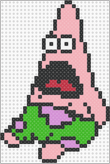 patrick :0 - beige,green,patrick,spongebob,funny