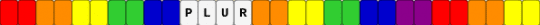 plur single - orange,yellow,green,colorful,pride,plur,rainbow,single